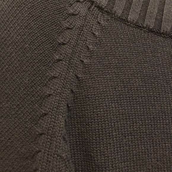 Vintage Navy Boatneck Knit Sweater - Picture 3 of 4